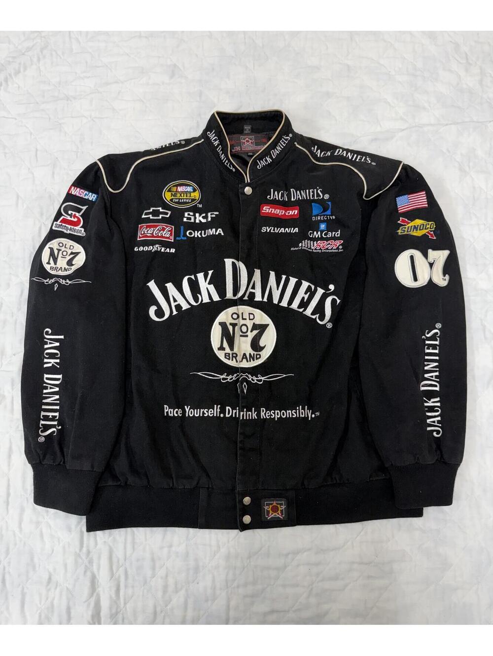 Vintage Y2k Jack Daniel's NASCAR Racing Jacket